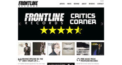 Desktop Screenshot of frontlinerecords.us